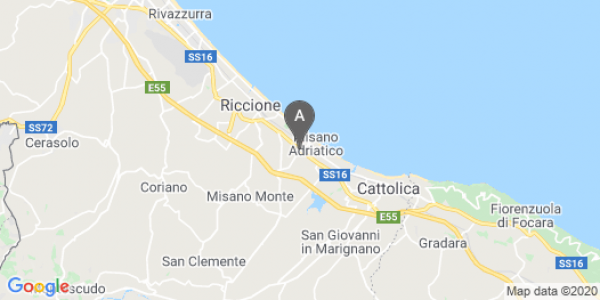 mappa Via Nazionale Adriatica, 5 - Misano Adriatico (RN)  auto lungo termine a Pesaro e Urbino