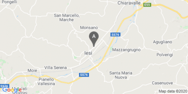 mappa Via Acquaticcio, 1 - Jesi (AN)  auto lungo termine a Pesaro e Urbino