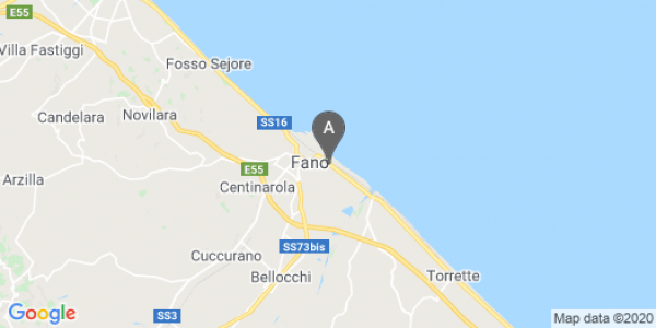 mappa Via Pisacane, 124 - Fano (PU)  auto lungo termine a Pesaro e Urbino