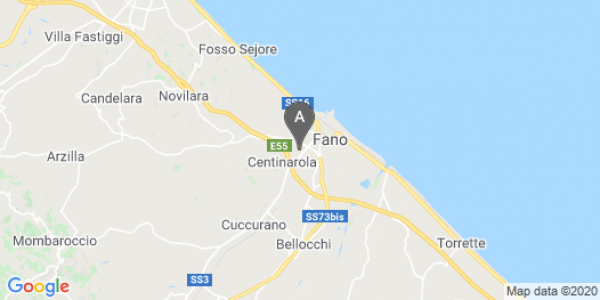 mappa Corso Vittorio Gui, 15 - Fano (PU)  auto lungo termine a Pesaro e Urbino