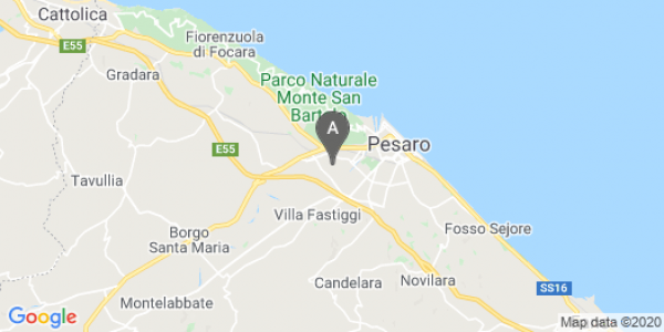 mappa Via Lazio, 2 - Pesaro (PU)  auto lungo termine a Pesaro e Urbino