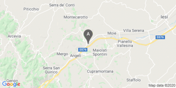 mappa Via Dante Alighieri, 56 - Macine-Borgo Loreto (AN)  auto lungo termine a Pesaro e Urbino