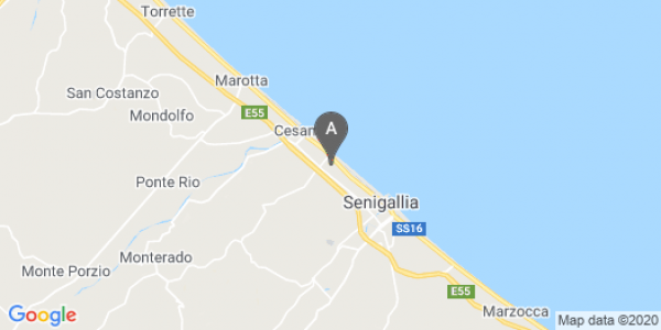 mappa Via Canaletto, 62 - Senigallia (AN)  auto lungo termine a Pesaro e Urbino