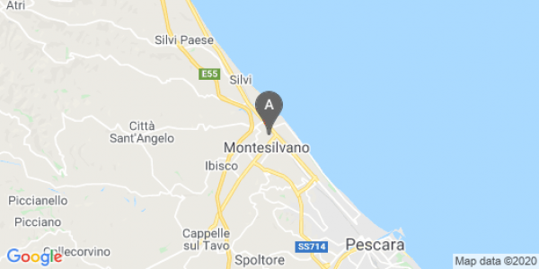 mappa Via Ghandi, 16 - Montesilvano (PE)  auto lungo termine a Pescara