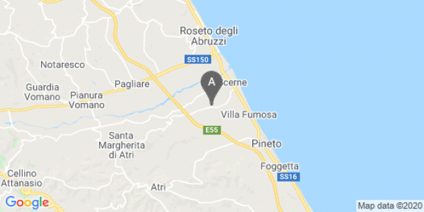 mappa Via Plutone, 1 - Pineto (TE)  auto lungo termine a Pescara
