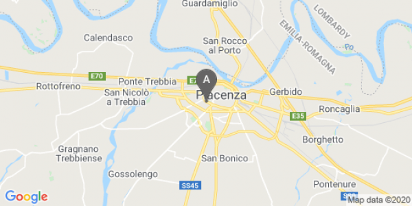 mappa 42/44, Via Guglielmo Da Saliceto - Piacenza (PC)  bici  a Piacenza
