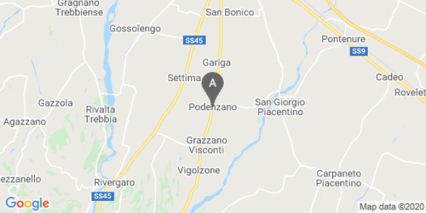 mappa 33, Via Roma - Podenzano (PC)  bici  a Piacenza