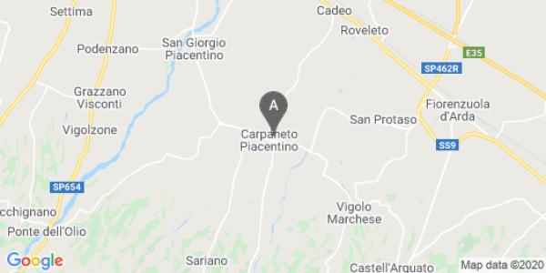mappa Via Fiume, 14 - Carpaneto Piacentino (PC)  bici  a Piacenza