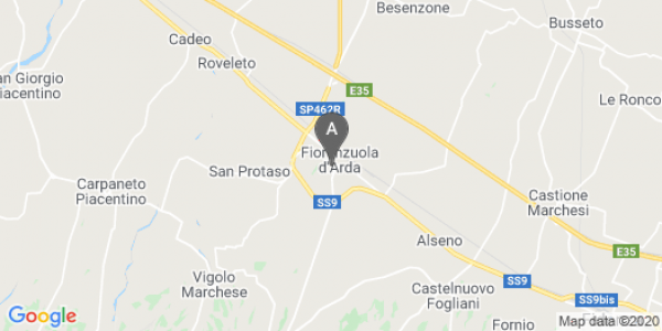 mappa 16, Via Donizetti G. - Fiorenzuola D'Arda (PC)  bici  a Piacenza