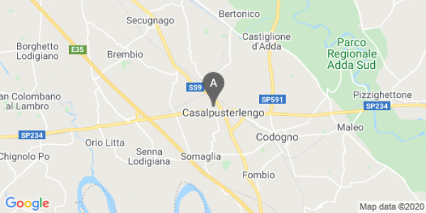 mappa 38, Largo Casali - Casalpusterlengo (LO)  bici  a Piacenza