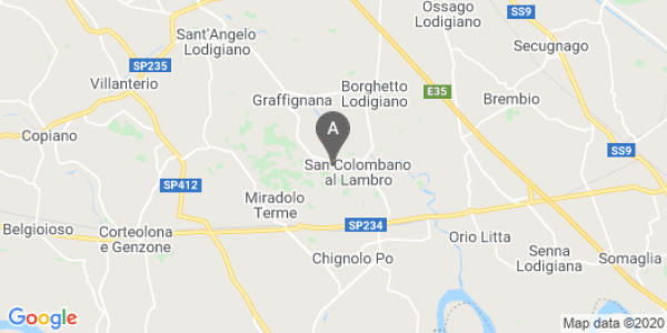 mappa 18, V. Capra - San Colombano Al Lambro (MI)  bici  a Piacenza