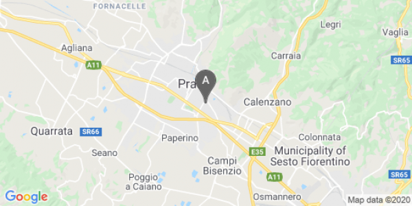 mappa Via Francesco Ferrucci, 195/T - Prato (PO)  auto lungo termine a Pistoia