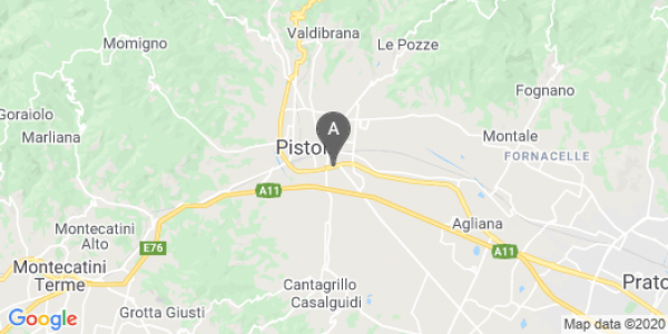 mappa Via Alessandro Manzoni, 27 - Pistoia (PT)  auto lungo termine a Pistoia