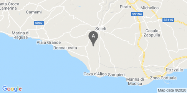 mappa Contrada Gurgazzi - Scicli (RG)  auto lungo termine a Ragusa