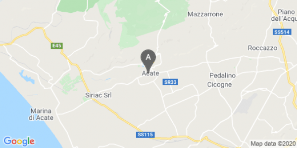 mappa Corso Indipendenza, 225 - Acate (RG)  auto lungo termine a Ragusa