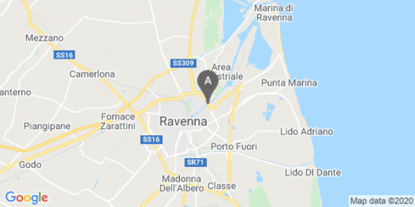 mappa Via Attilio Monti, 12 - Ravenna (RA)  auto lungo termine a Ravenna