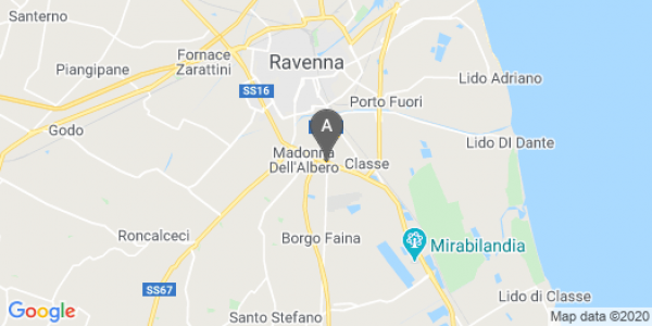 mappa Via Dismano, 115/B - Ravenna (RA)  auto lungo termine a Ravenna