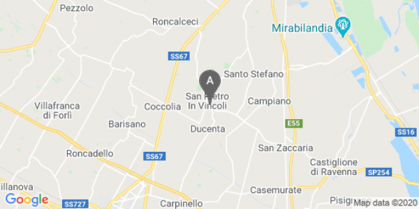 mappa 94, Via Epaminonda Farini - San Pietro In Vincoli (RA)  bici  a Ravenna