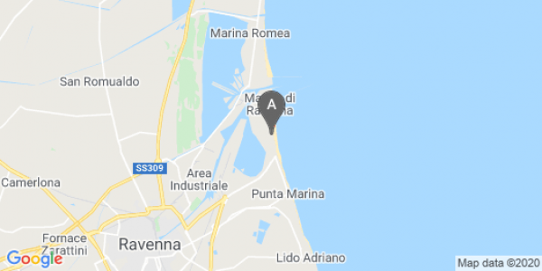 mappa Viale delle Nazioni, 345 - Marina di Ravenna (RA)  bici  a Ravenna