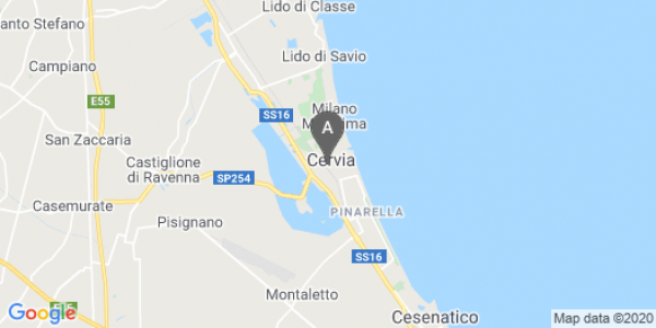 mappa 42, Via Martiri Fantini - Cervia (RA)  bici  a Ravenna