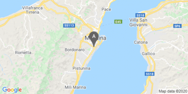 mappa Viale San Martino, 275 - Messina (ME)  auto lungo termine a Reggio Calabria
