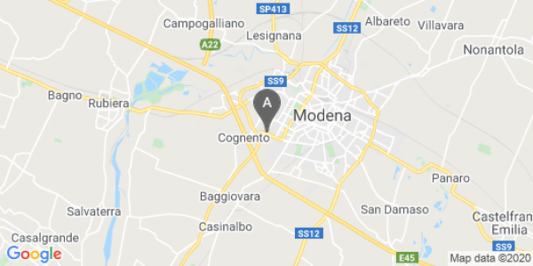 mappa Via Galileo Galilei, 186 - Modena (MO)  auto lungo termine a Reggio Emilia