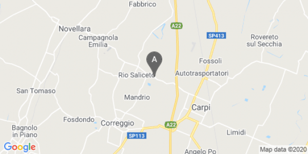 mappa Via Guastalla, 66/2 - Carpi (MO)  auto lungo termine a Reggio Emilia