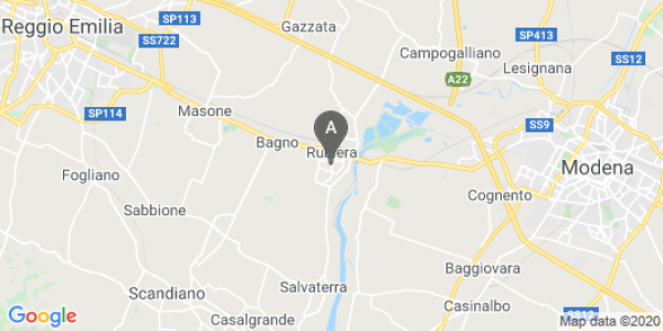 mappa Via Zerbini, 1 - Rubiera (RE)  bici  a Reggio Emilia