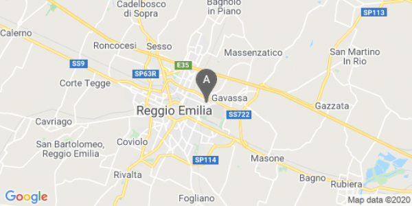 mappa Via Giuseppe Saragat, 15/G - Reggio nell'Emilia (RE)  bici  a Reggio Emilia