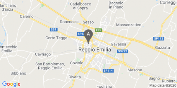 mappa Via Kennedy John Fitzgerald, 7 - Reggio Emilia (RE)  bici  a Reggio Emilia