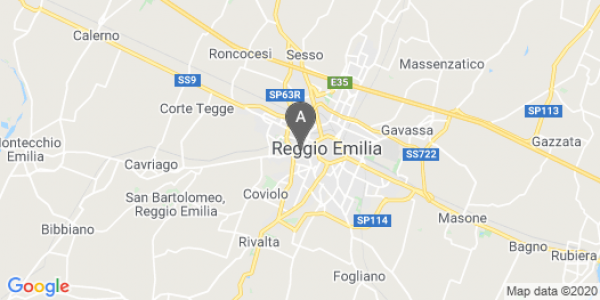 mappa Via Antonio Vivaldi - Reggio Emilia (RE)  bici  a Reggio Emilia
