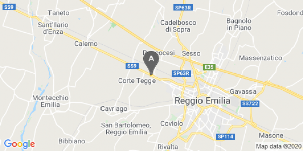 mappa 3, Via Fratelli Cervi - Pieve Modolena (RE)  bici  a Reggio Emilia