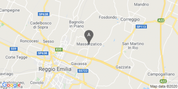 mappa 85, Via Ludwig Van Beethoven - Massenzatico (RE)  bici  a Reggio Emilia