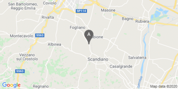 mappa 31, Via Degli Artigiani - Scandiano (RE)  bici  a Reggio Emilia