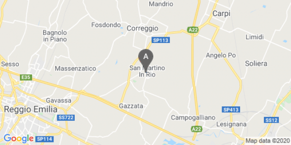 mappa 5, Via Galileo Galilei - San Martino In Rio (RE)  bici  a Reggio Emilia
