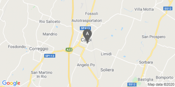 mappa 31, Piazzale Bernardino Ramazzini - Carpi (MO)  bici  a Reggio Emilia