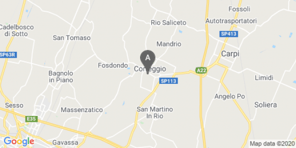 mappa Via XX Settembre - Correggio (RE)  bici  a Reggio Emilia