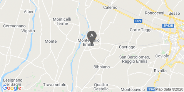 mappa 16/D, Via Torricelli E. - Montecchio Emilia (RE)  bici  a Reggio Emilia