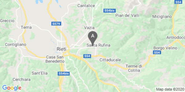 mappa Via Salaria Per L'Aquila, 15 - Santa Rufina (RI)  auto lungo termine a Rieti
