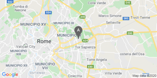 mappa Viale Battista Bardanzellu, 77 - Roma (RM)  auto lungo termine a Roma