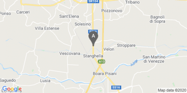 mappa 11, Via Statale - Stanghella (PD)  bici  a Rovigo