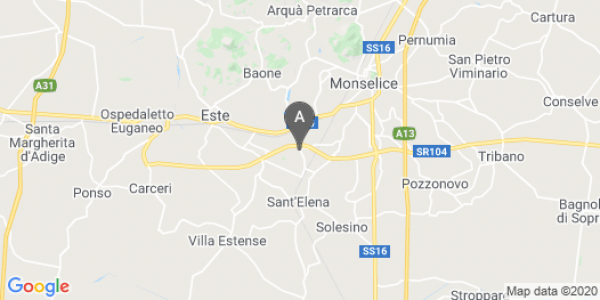 mappa 5, Via Capitello - Este (PD)  bici  a Rovigo