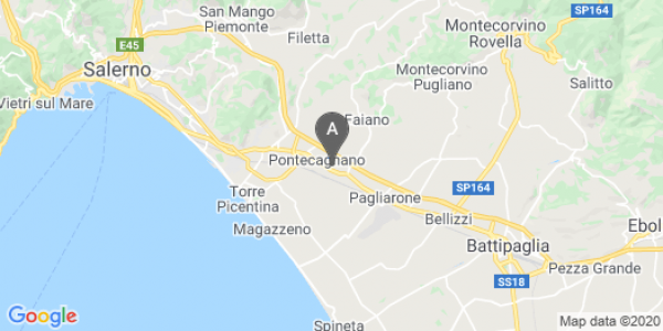 mappa Via Cavalleggeri - Pontecagnano Faiano (SA)  auto lungo termine a Salerno