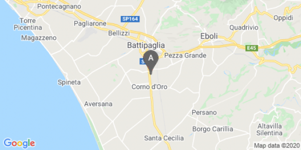mappa Contrada Baldascine - Eboli (SA)  auto lungo termine a Salerno