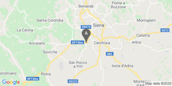 mappa Strada Statale 73 Ponente, 140 - Costalpino (SI)  auto lungo termine a Siena