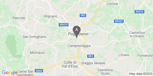 mappa Via S. Rita, 6 - Poggibonsi (SI)  auto lungo termine a Siena
