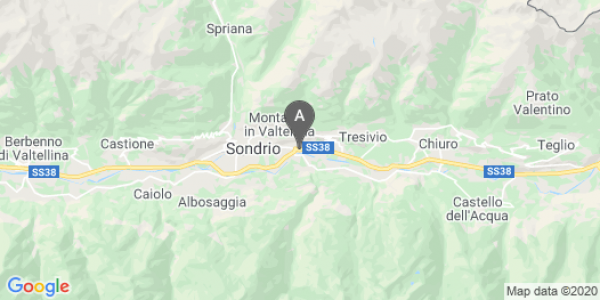 mappa Via Don Guanella, 30 - Montagna In Valtellina (SO)  auto lungo termine a Sondrio