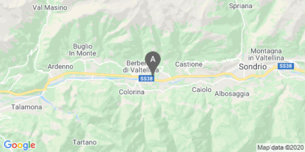 mappa Via Europa, 1318/6 - Berbenno Di Valtellina (SO)  auto lungo termine a Sondrio