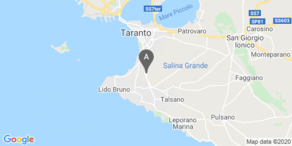 mappa Via Unita' D'Italia, 801 - Talsano (TA)  auto lungo termine a Taranto