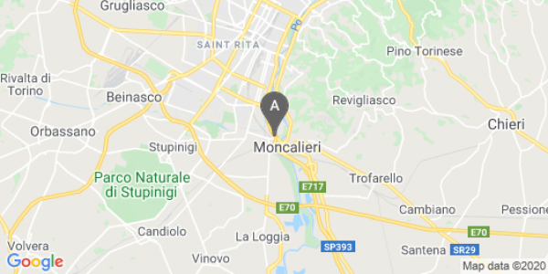 mappa Via Villafranca, 8 - Moncalieri (TO)  auto lungo termine a Torino